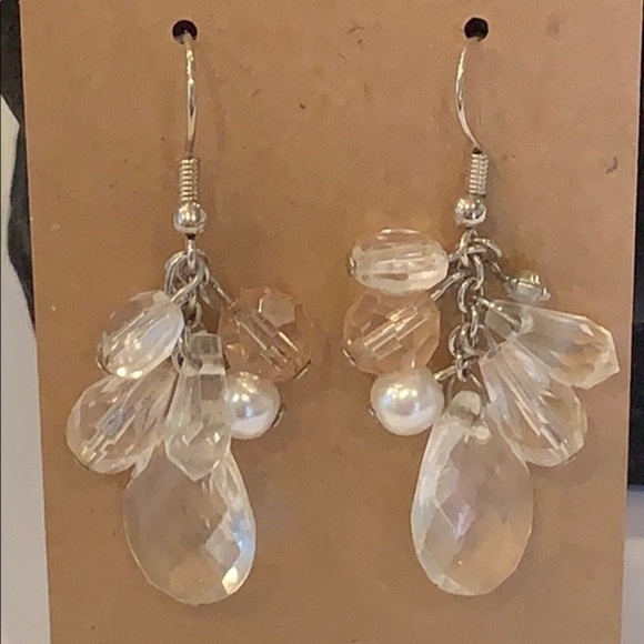 💐5/25 faceted acrylic teardrop statement - Picture 1 of 5